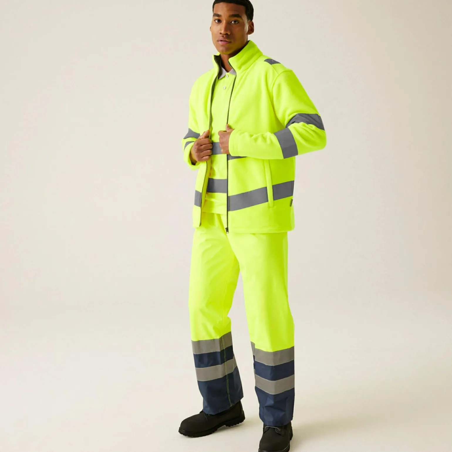Men's Hi-Vis Pro Contract Thor Fleece | Yellow