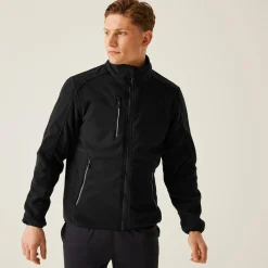 Męska bluza z suwakiem Omicron III | Czarny