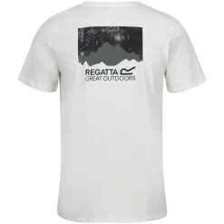 Męska koszulka Breezed IV Graphic Print | Kremowy