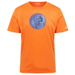 Męska koszulka Fingal VIII Graphic Print | Pomarańczowy