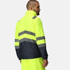 Męska kurtka odblaskowa Pro HiVis | Żółty