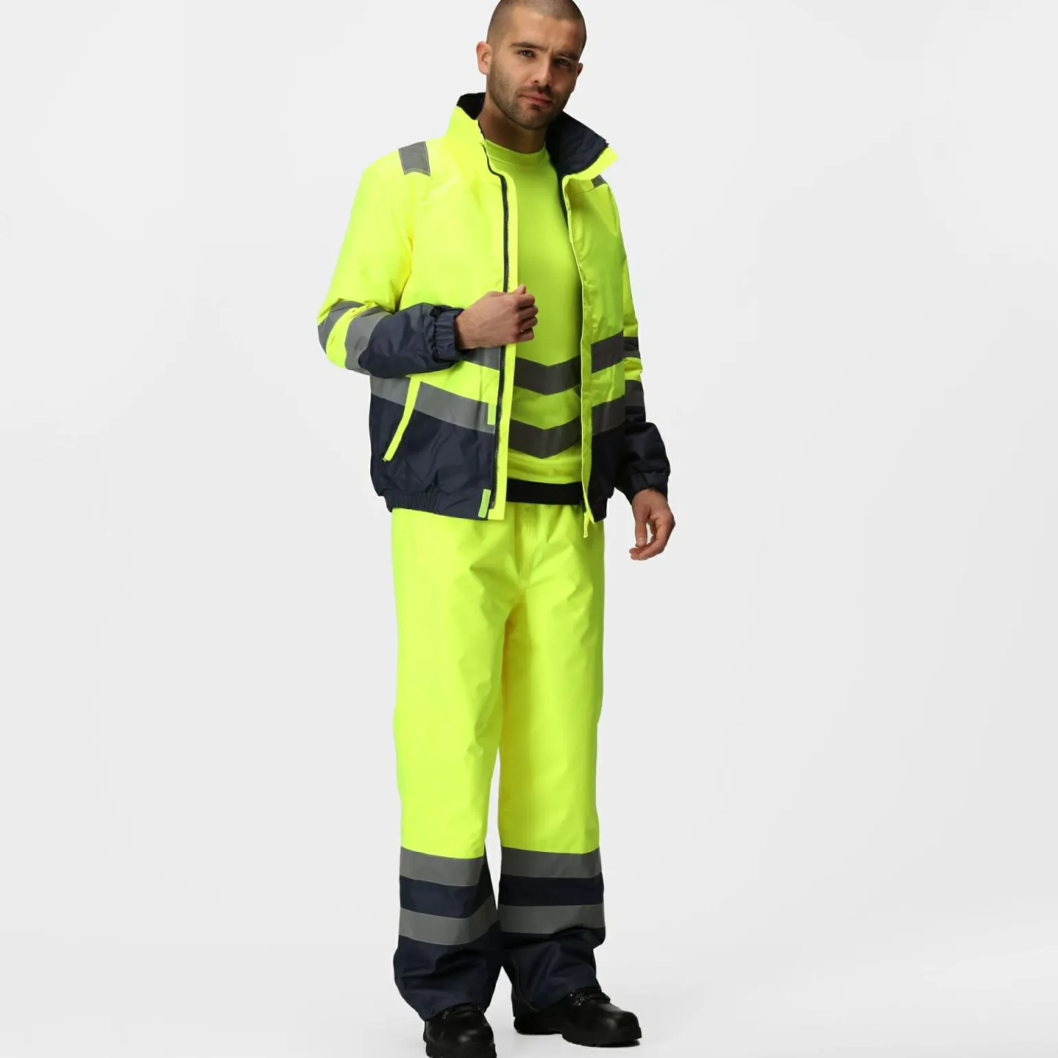 Męska kurtka odblaskowa Pro HiVis | Żółty