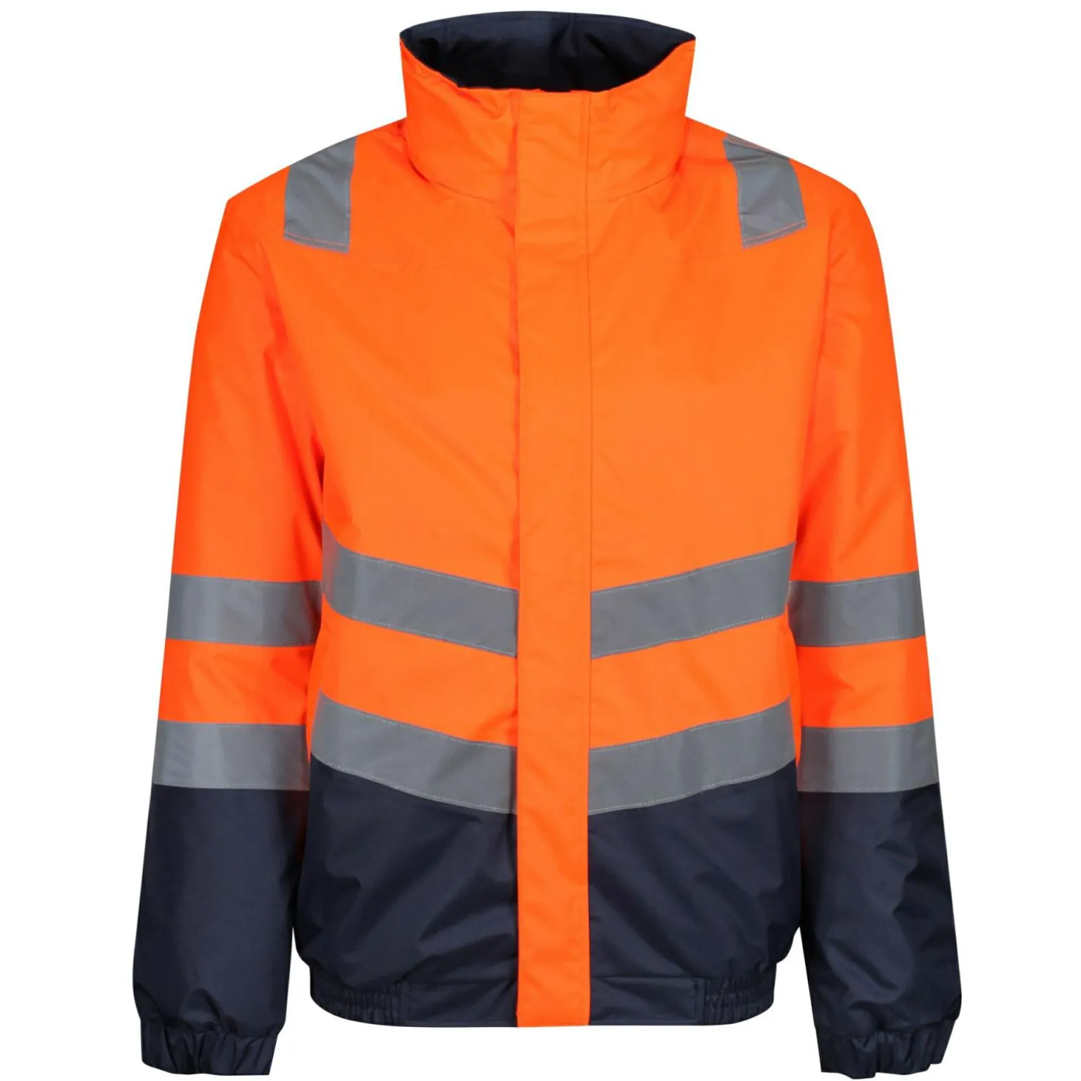 Męska kurtka odblaskowa Pro HiVis | Pomarańczowo-granatowy