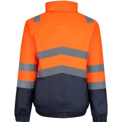 Męska kurtka odblaskowa Pro HiVis | Pomarańczowo-granatowy