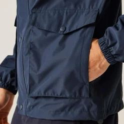 Męska kurtka przeciwdeszczowa Bayano II | Niebieski