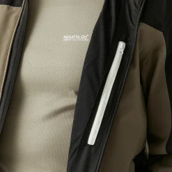 Męska kurtka przeciwdeszczowa Highton IV Stretch | Brązowy