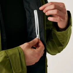 Męska kurtka przeciwdeszczowa Highton IV Stretch | Zielony