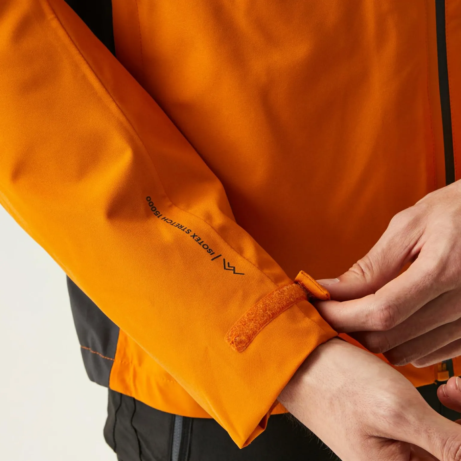 Męska kurtka przeciwdeszczowa Birchdale II | Pomarańczowy