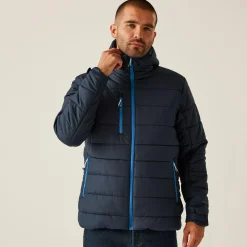Męska kurtka przejściowa ocieplana Navigate | Navy French Blue