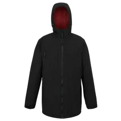 Męska kurtka przejściowa przeciwdeszczowa ocieplana Larrick | Czarny