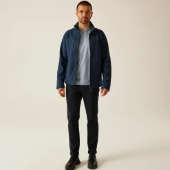 Męska kurtka softshell z recyklingu Professional | Granatowy