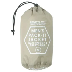 Męska kurtka wiosenna kieszonkowa Pack It III | Brązowy