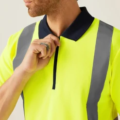 Męska robocza koszulka polo Professional | Żółty