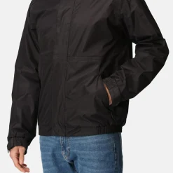 Męska wodoodporna kurtka Dover Professional | Czarno-szary