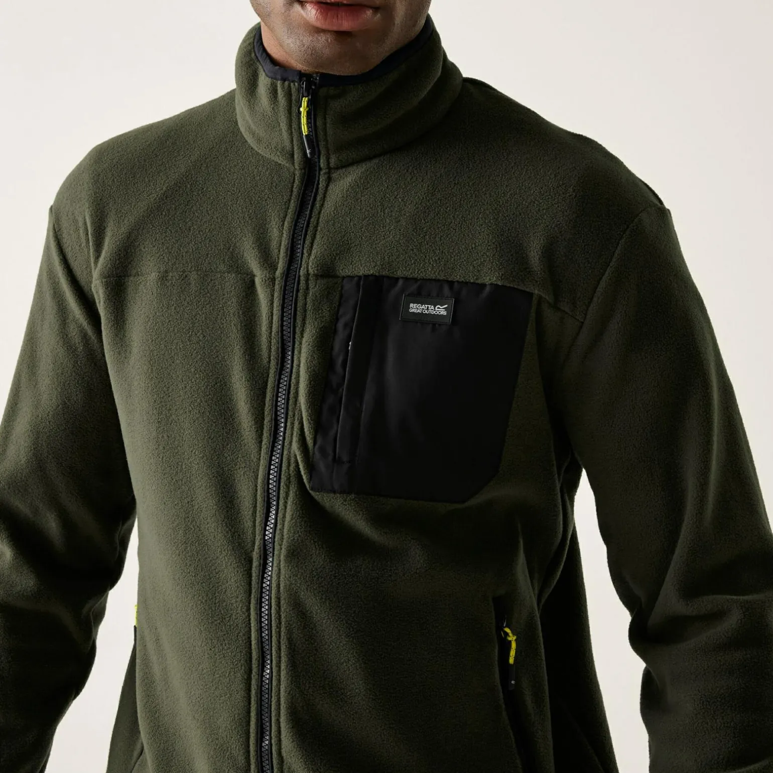 Męski polar Frankie | Zielony
