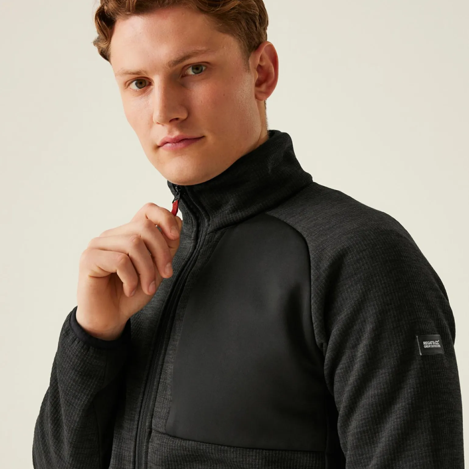 Męski polar Shorston | Szary
