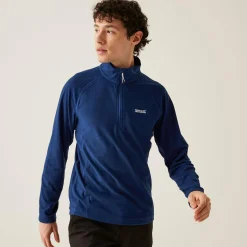 Męski polar z suwakiem 1/2 Montes | Niebieski