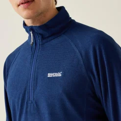 Męski polar z suwakiem 1/2 Montes | Niebieski