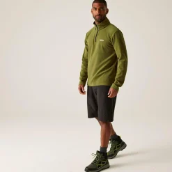 Męski polar z suwakiem 1/2 Thompson | Zielony