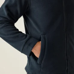Męski polar z suwakiem Classic | Granatowy