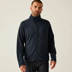 Męski polar z suwakiem Classic | Granatowy