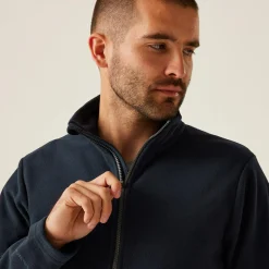 Męski polar z suwakiem Honestly Made | Granatowy