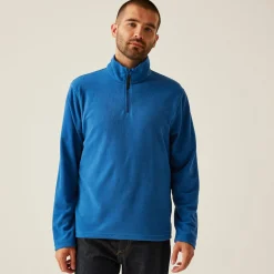 Męski polar z suwakiem Micro | Niebieski