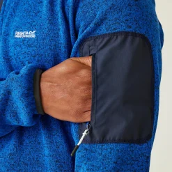 Męski polar z suwakiem Newhill | Niebieski