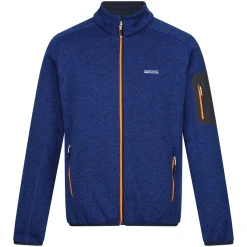 Męski polar z suwakiem Newhill | Granatowy