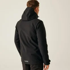 Męski softshell 4 w 1 Erasmus | Czarny