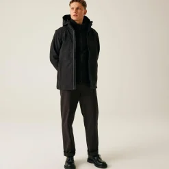 Męski softshell 4 w 1 Erasmus | Czarny