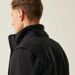 Męski softshell 4 w 1 Erasmus | Czarny