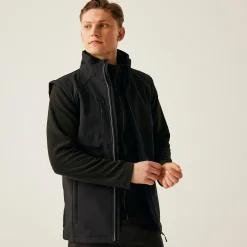 Męski softshell 4 w 1 Erasmus | Czarny