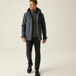 Męski softshell 4 w 1 Erasmus | Szary