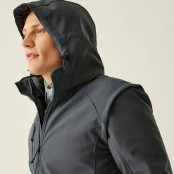 Męski softshell 4 w 1 Erasmus | Szary