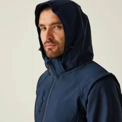 Męski softshell 4 w 1 Erasmus | Granatowy