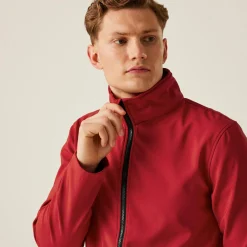 Męski softshell Ablaze | Czerwono-czarny