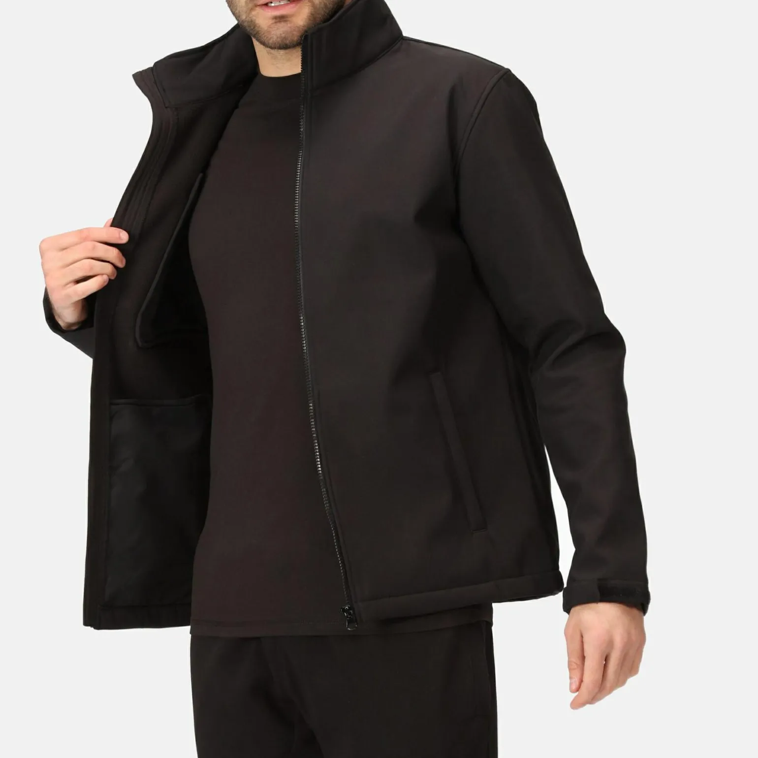 Męski softshell Ablaze | Czarny