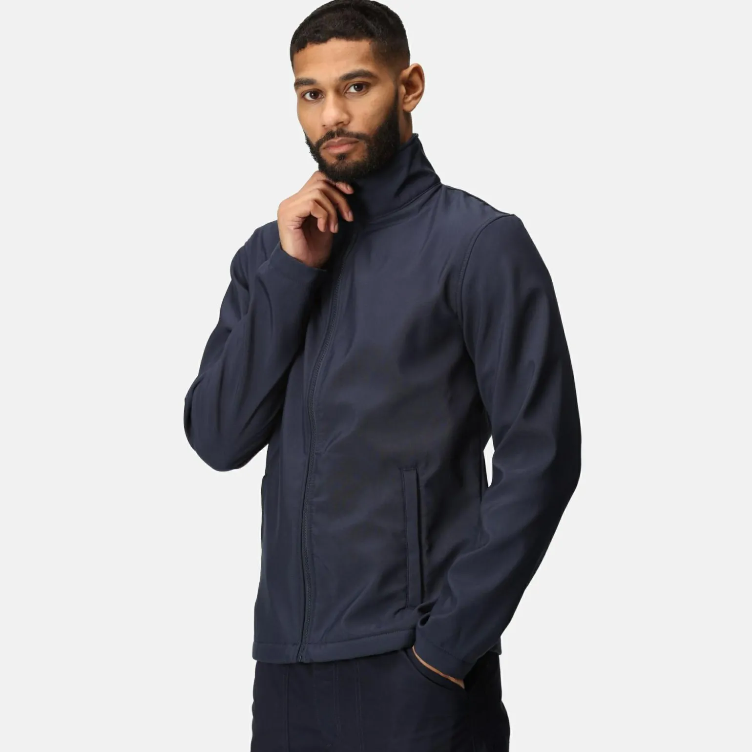 Męski softshell Ablaze | Granatowy