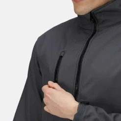 Męski softshell Ablaze | Szaro-czarny