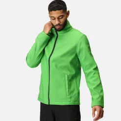 Męski softshell Ablaze | Zielono-czarny