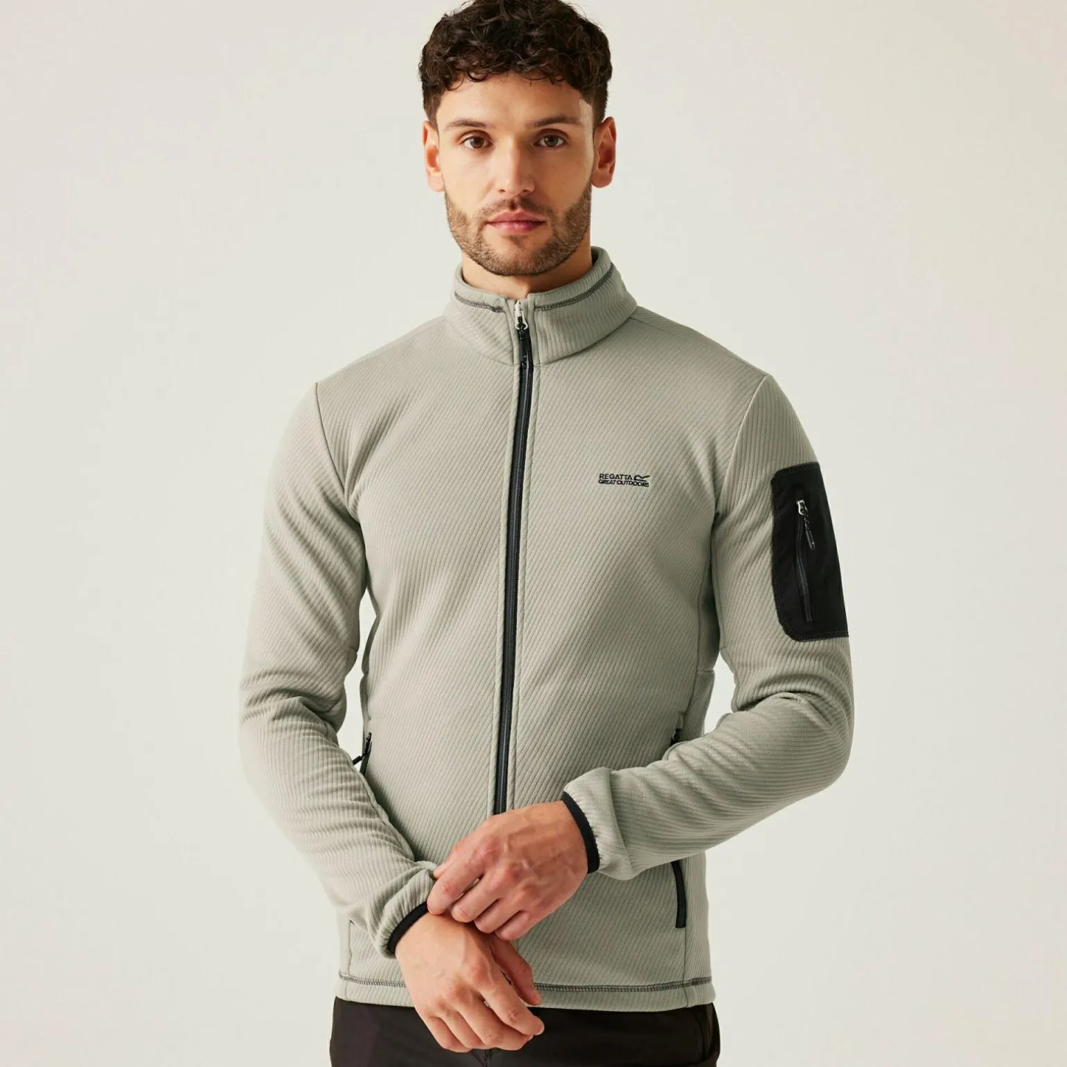 Męski softshell Aldean | Brązowy