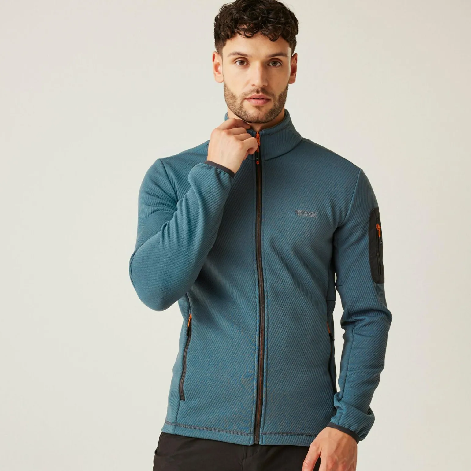 Męski softshell Aldean | Niebieski