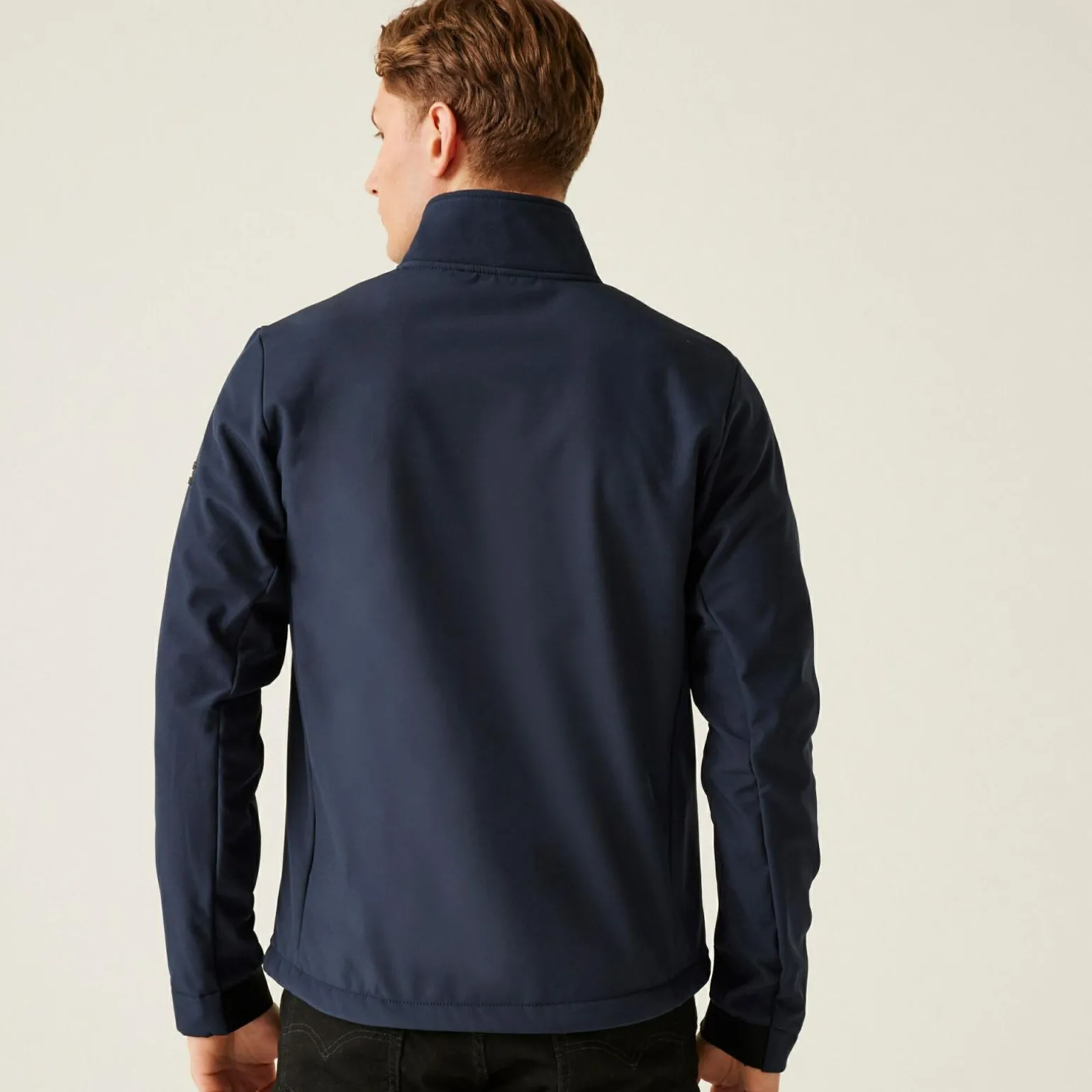 Męski softshell Dendrick | Granatowy