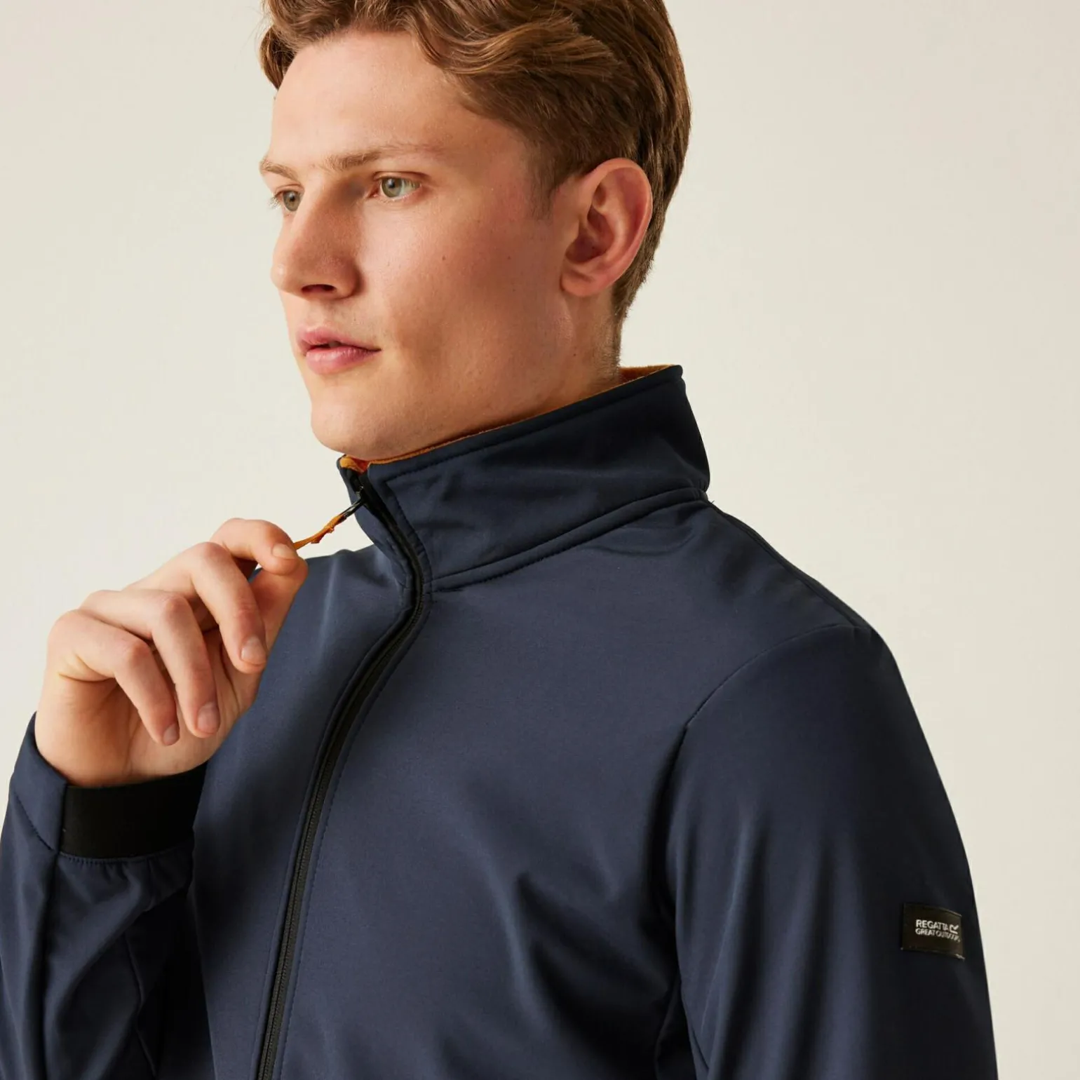Męski softshell Dendrick | Granatowy