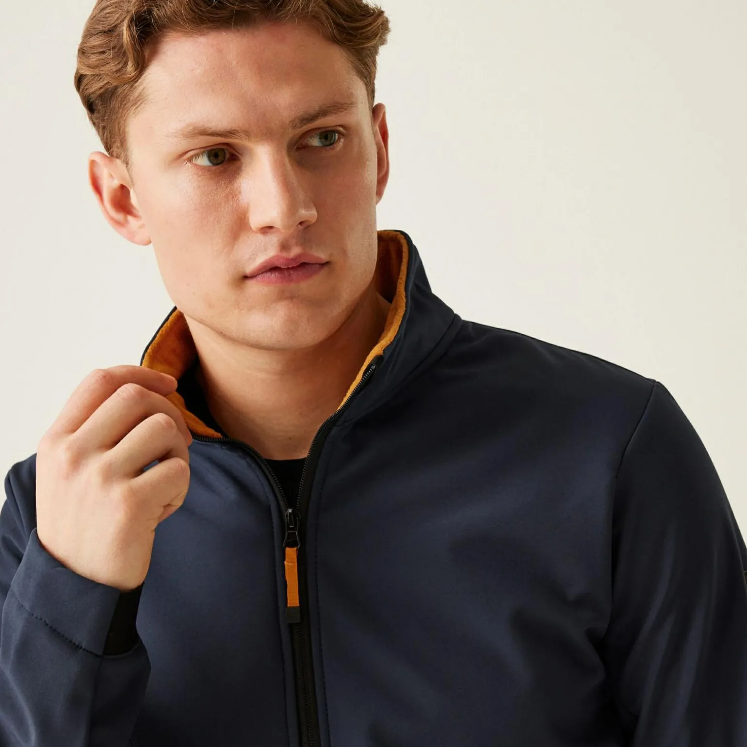 Męski softshell Dendrick | Granatowy