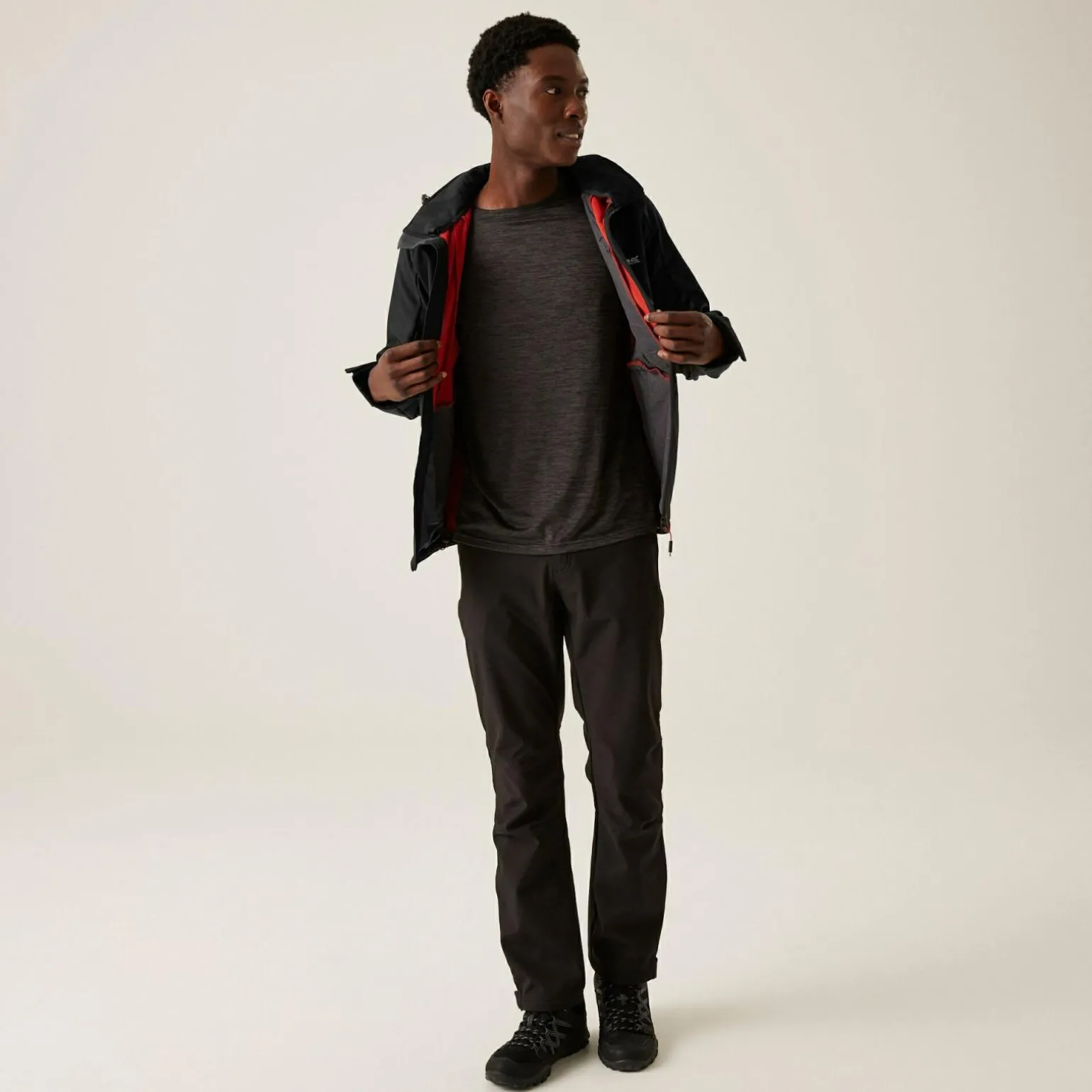 Męski softshell Hewitts X | Czarny