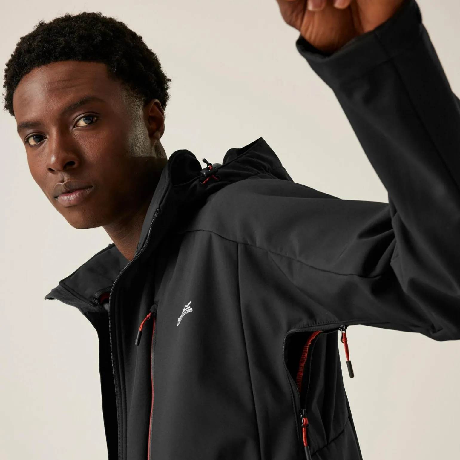 Męski softshell Hewitts X | Czarny