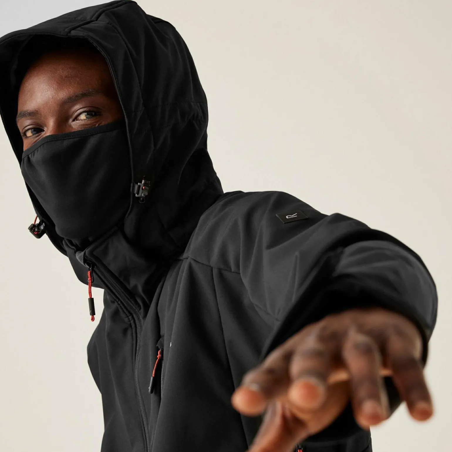 Męski softshell Hewitts X | Czarny