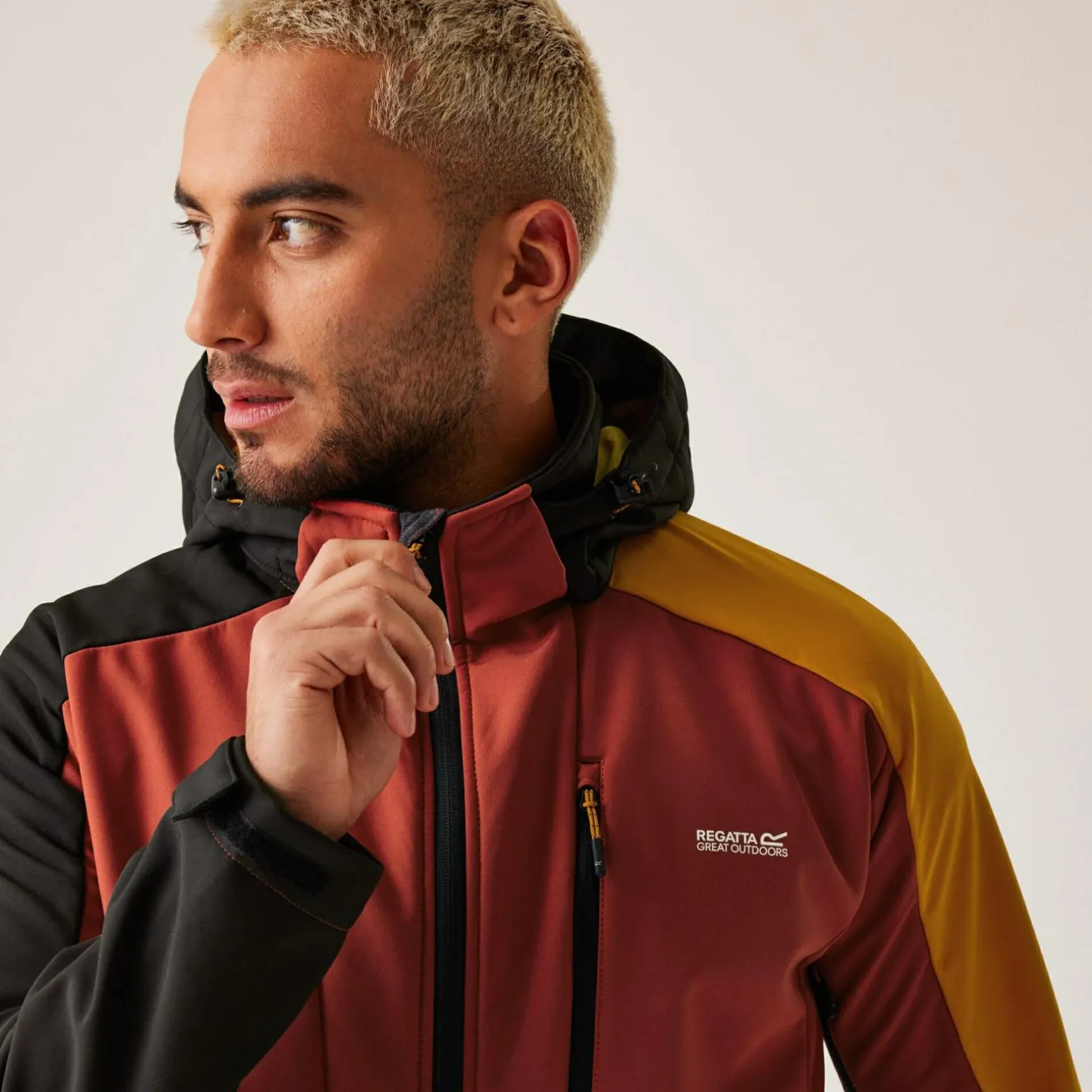 Męski softshell Hewitts X | Czerwony